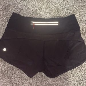 SOLD. Black lululemon shorts